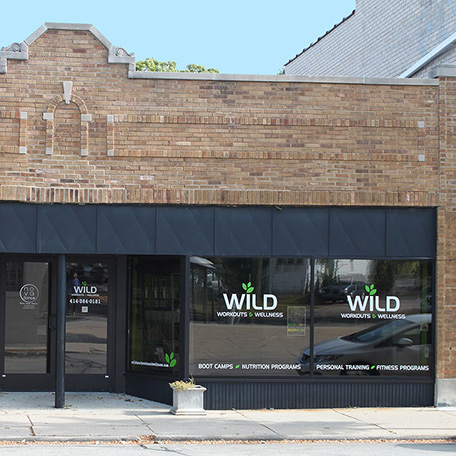 Wild Workouts & Wellness storefront in Bayview, WI.