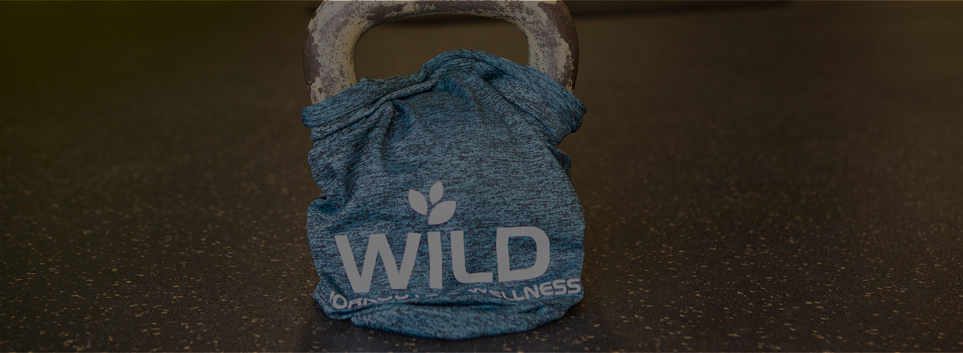 kettlebell with wild workout cover on it