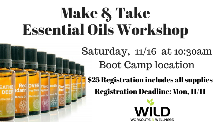 Make & Take Essential Oil Workshop