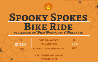 Spooky Spokes Bike Ride Event flier